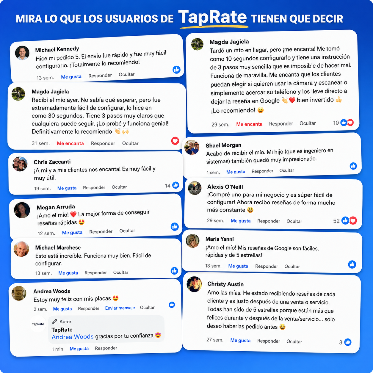 Placa para reseñas de Google