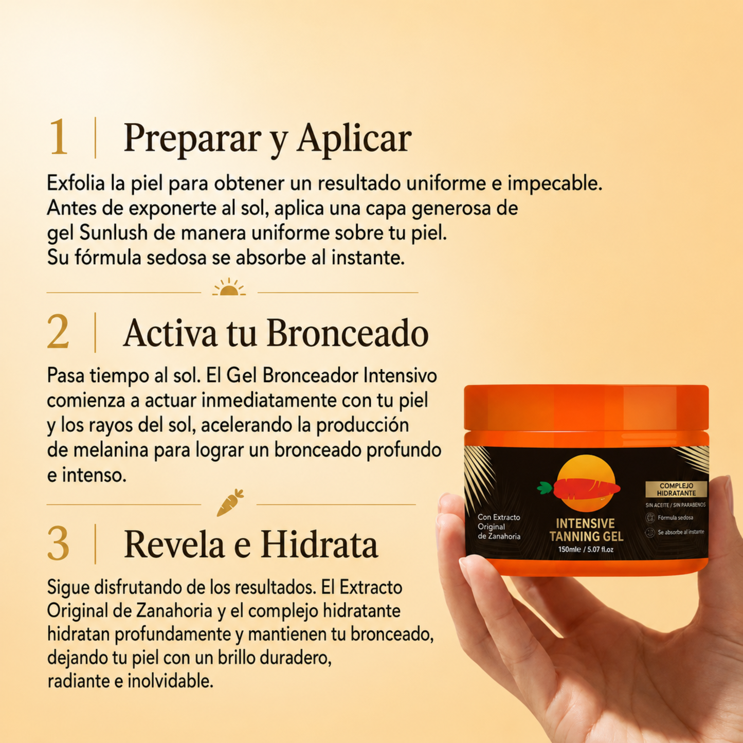 Gel Bronceador Intensivo